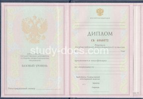 Диплом колледжа 1997-2002 в Кургане